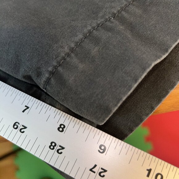 Boston Trader Mens Size XL Cargo Shorts Utility Pockets Gray Green 100% Cotton - Picture 8 of 8